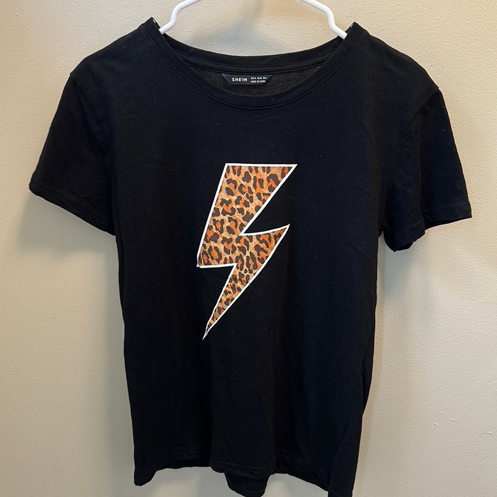 Shein Lighting bolt t-shirt women’s size medium